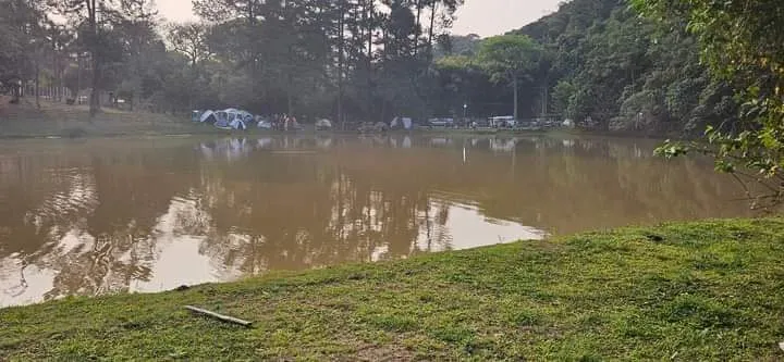 Chegada ao Evento Filhos da Lua em Várzea Paulista - Lago e uma parte do acampamento